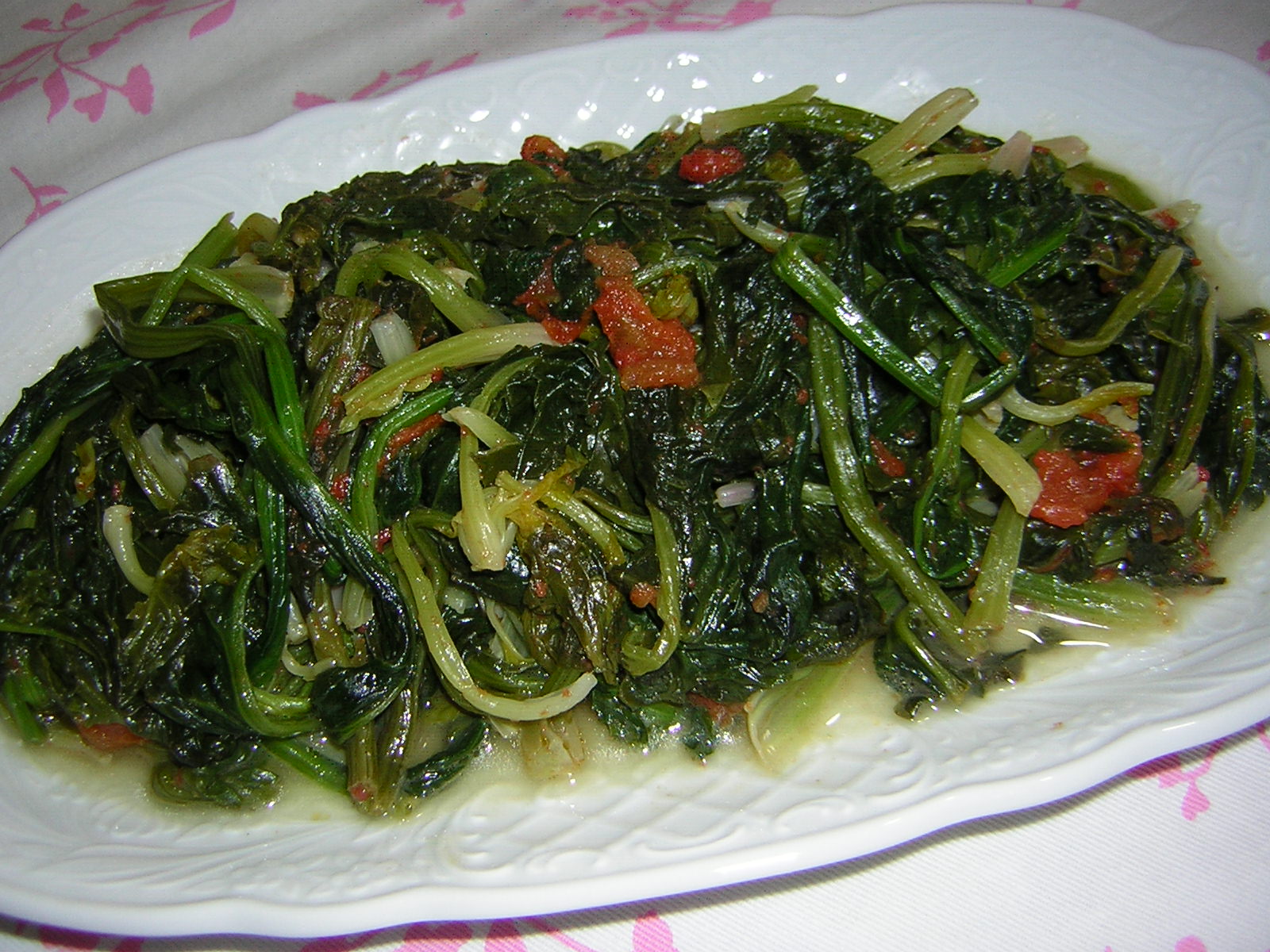 Spinaci al pomodoro