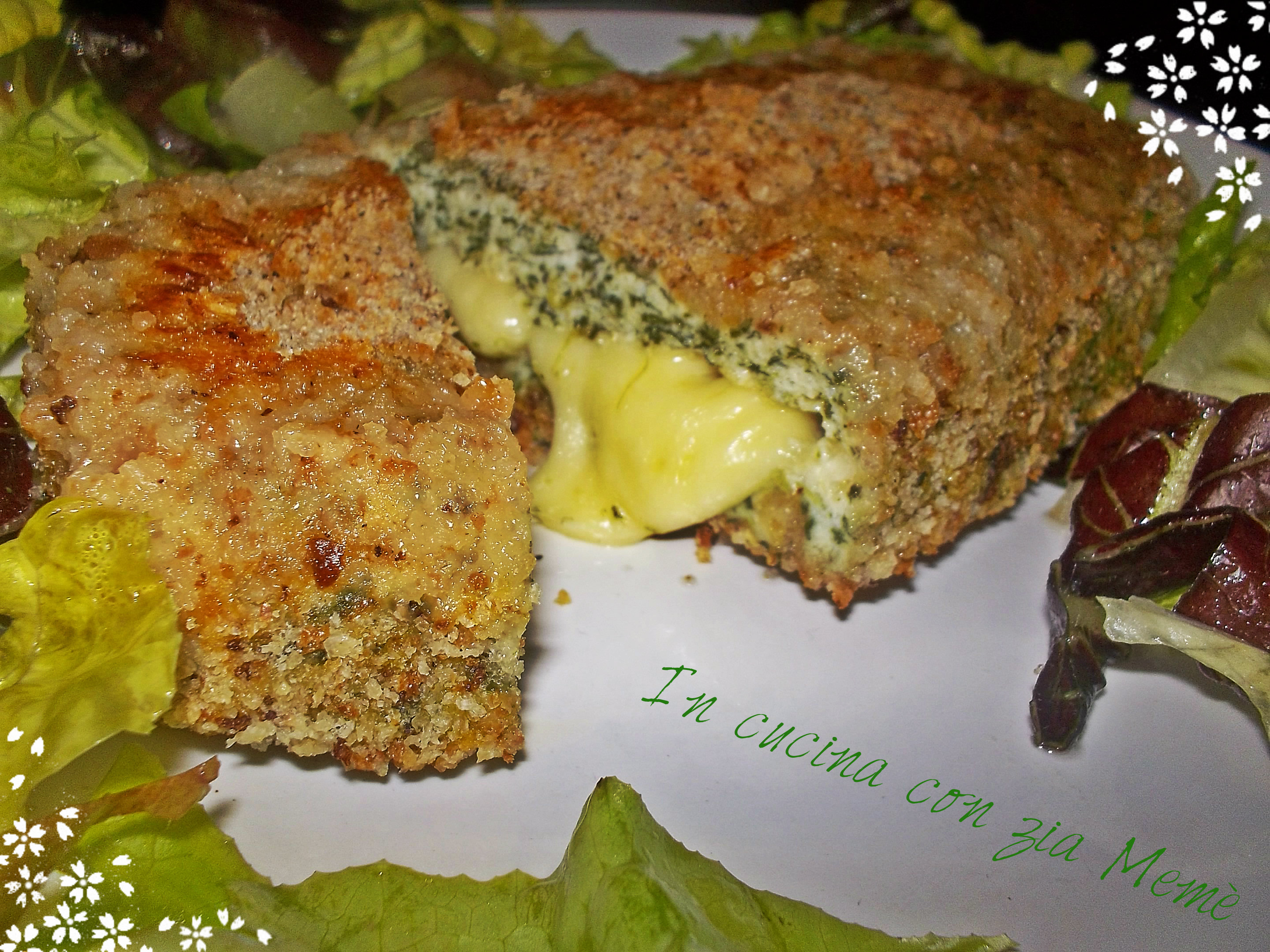 Spinacine con cuore di mozzarella