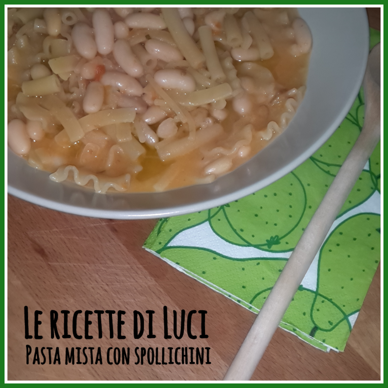 Spollichini con pasta mista