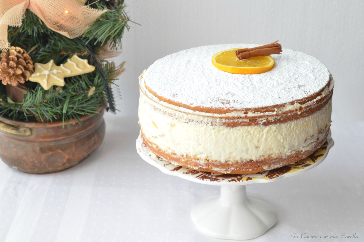Sponge cake alla cannella e arancia