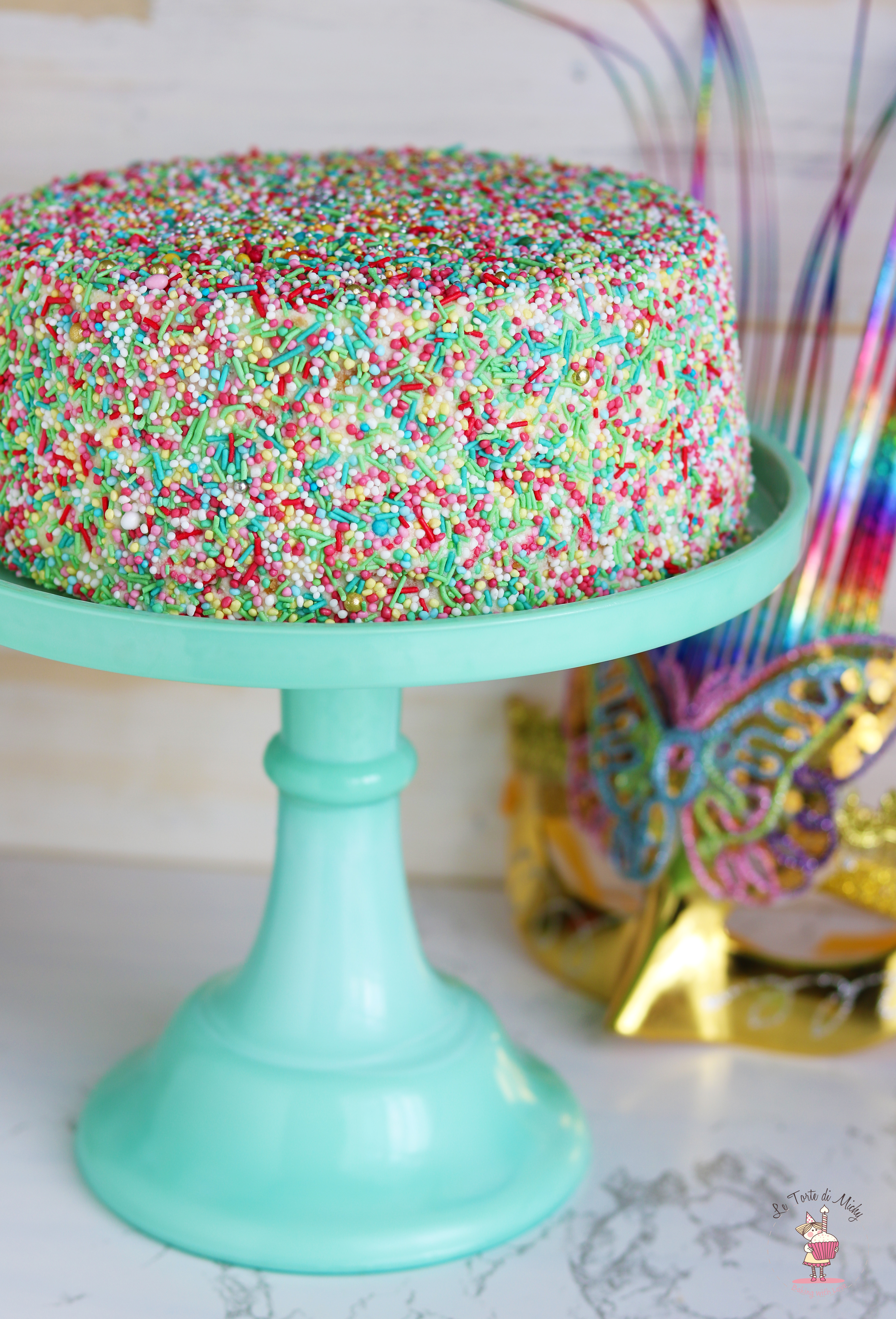 Sprinkle cake di carnevale