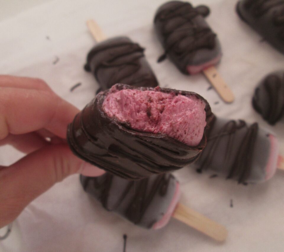 Stecchi gelato ai frutti di bosco