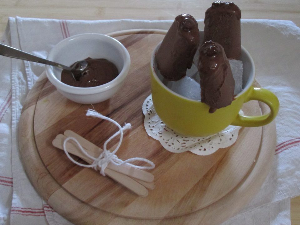 stecchi gelato alla nutella