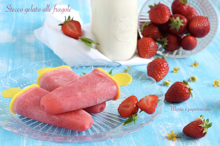 Stecco gelato alle fragole