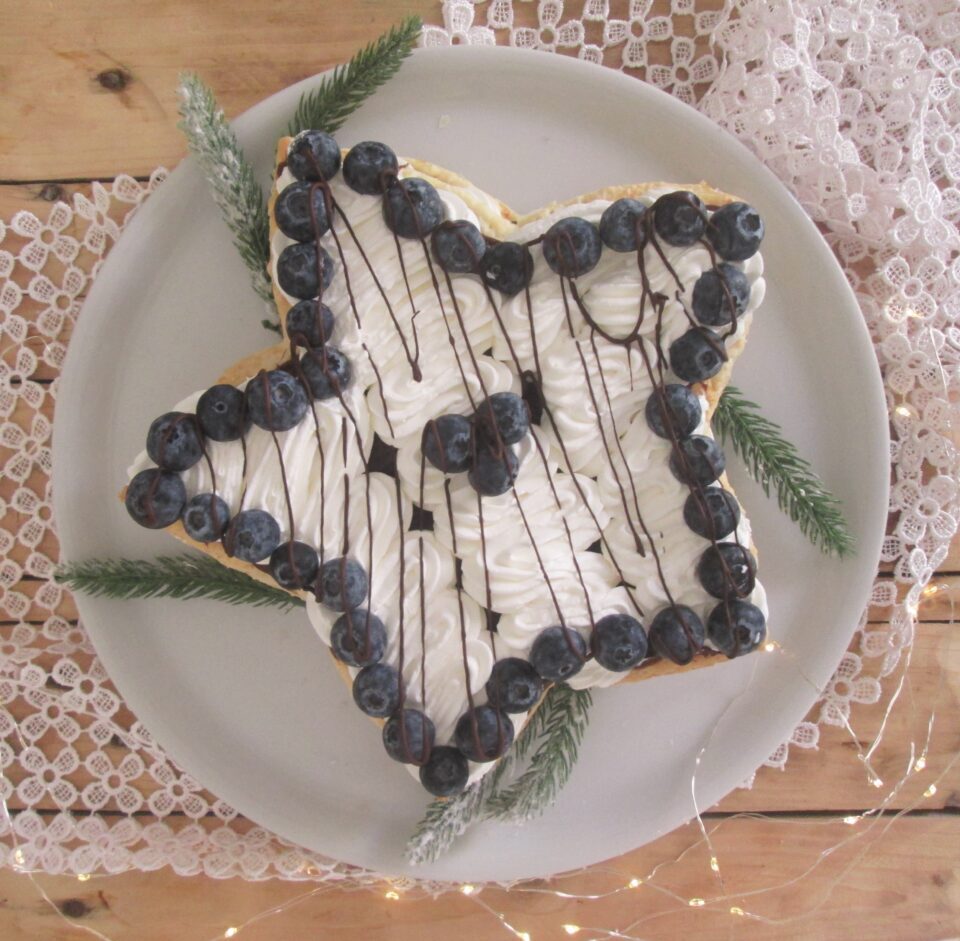 Stella di sfoglia nutella e panna