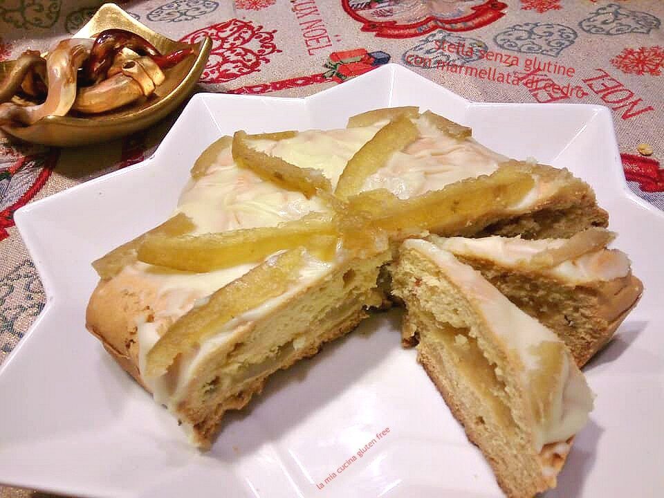 Stella senza glutine con marmellata