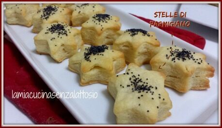 Stelle di Parmigiano senza lattosio