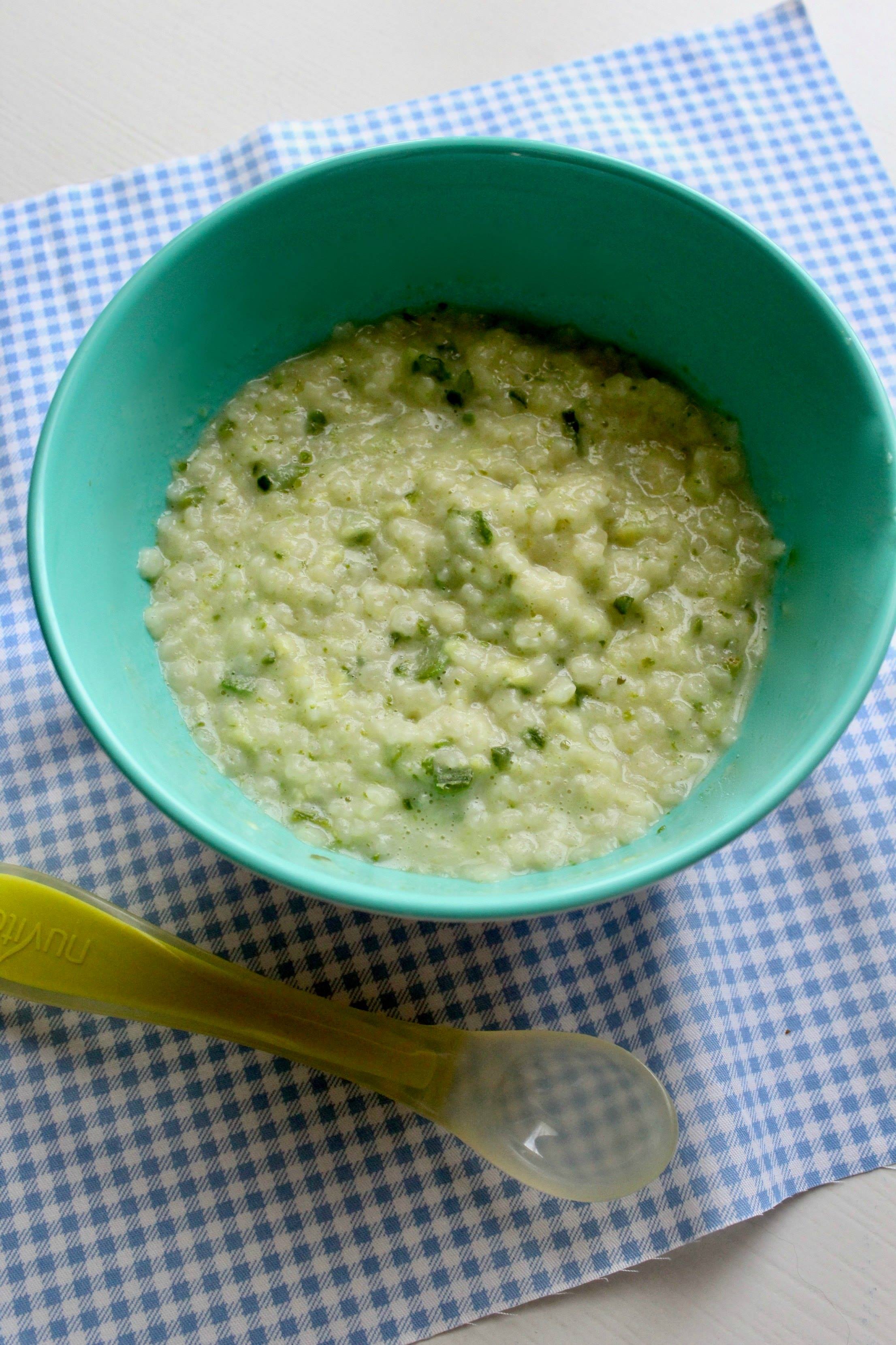 Stelline con zucchine e formaggio