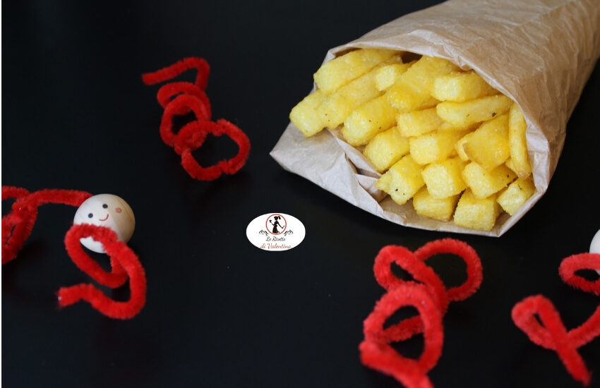 Stick di polenta fritta con la friggitrice ad aria