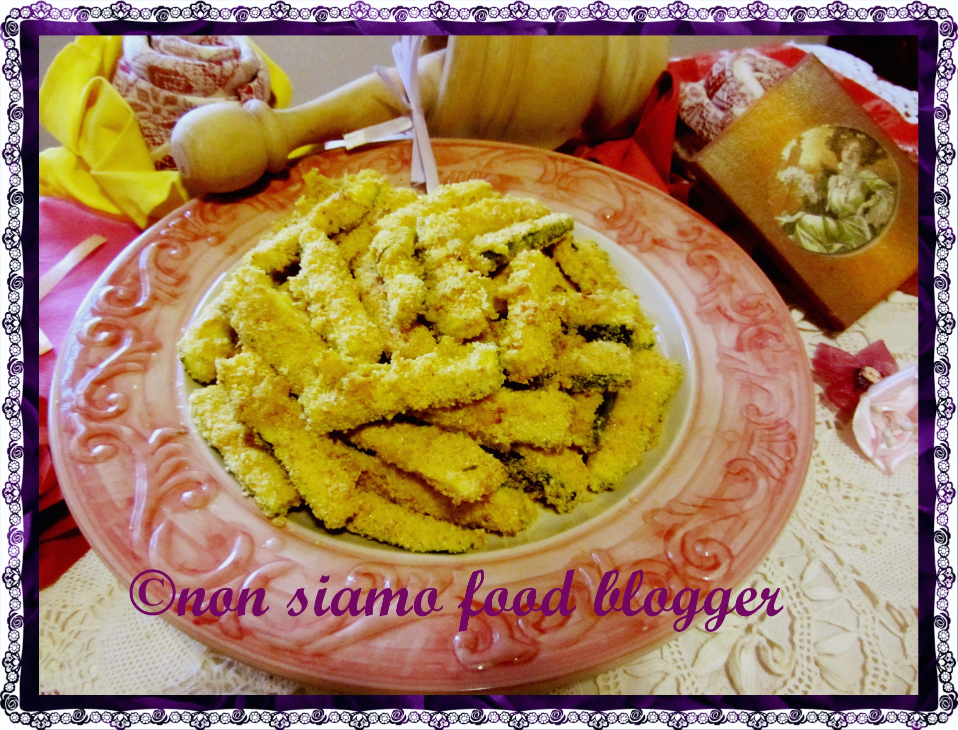 Stick di zucchine saporite al forno (senza uova)