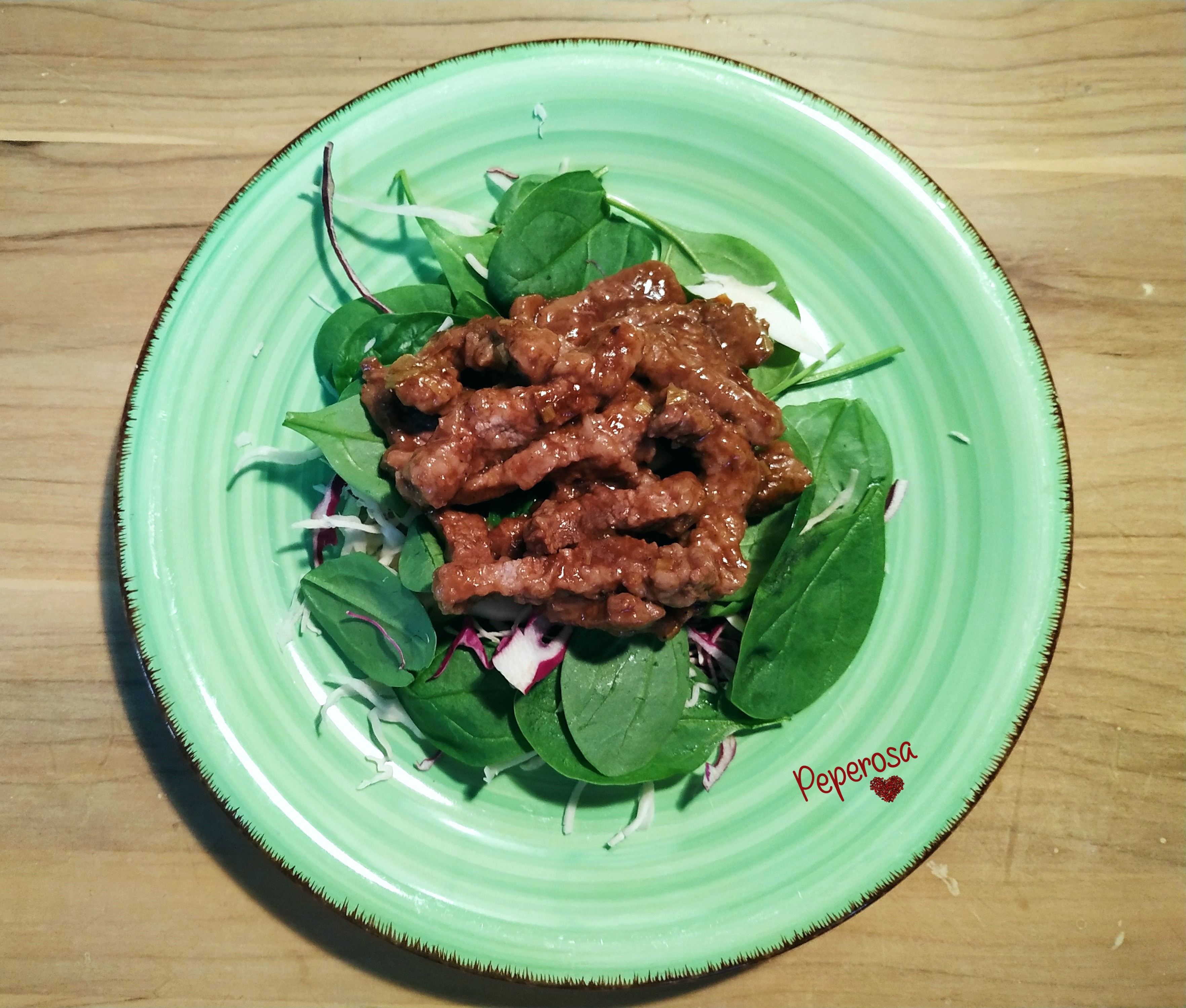 Straccetti di manzo al balsamico