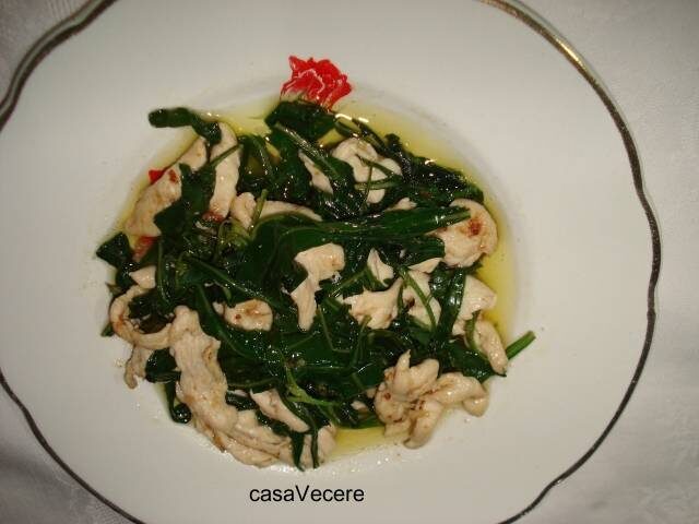 Straccetti di petto di pollo e rucola (per 4)