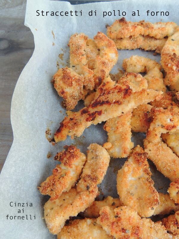 Straccetti di pollo al forno