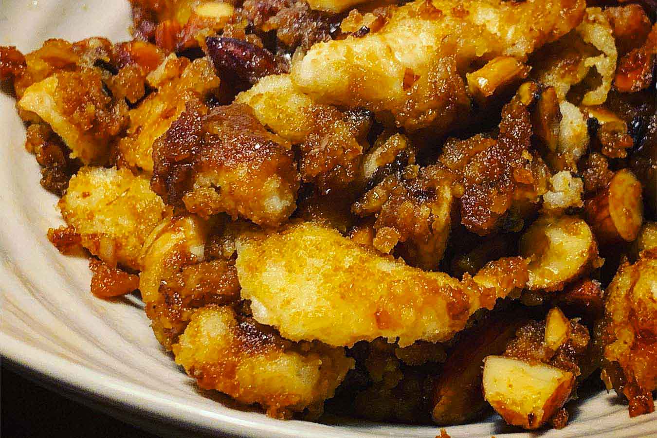 Straccetti di Pollo alle Mandorle