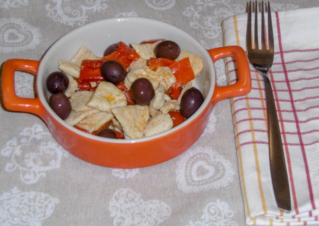 Straccetti di pollo con peperoni