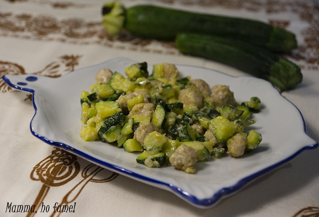 Straccetti di pollo con zucchine per bambini