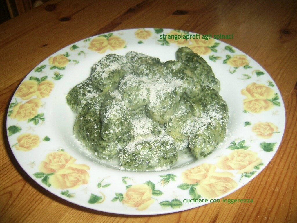 Strangolapreti agli spinaci