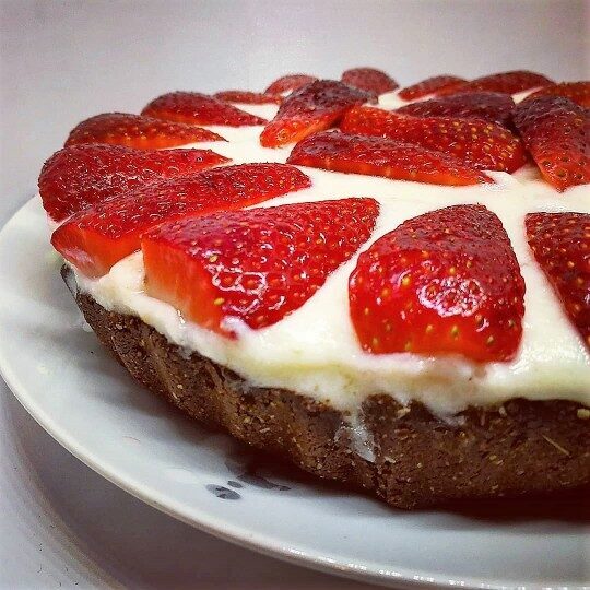 Strawberries&banana pie