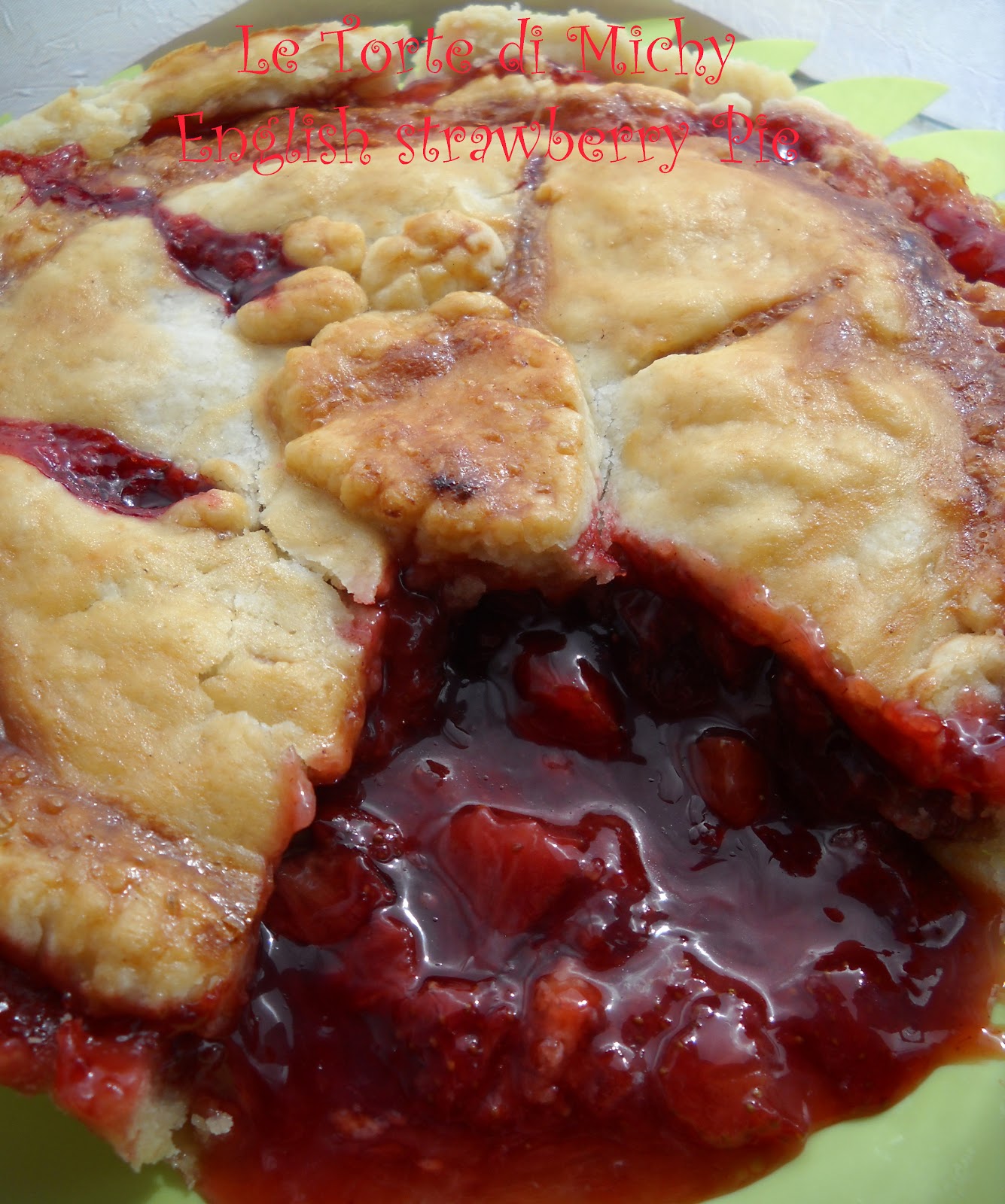 Strawberry pie (torta di fragole inglese)