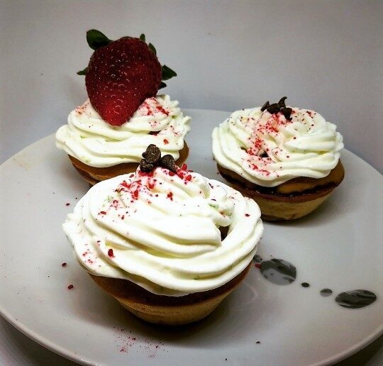 Strawberry&lime cupcakes