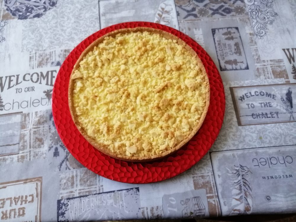 Streuselkuchen – torta di briciole con crema