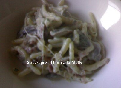 Strozzapreti filanti alla molly