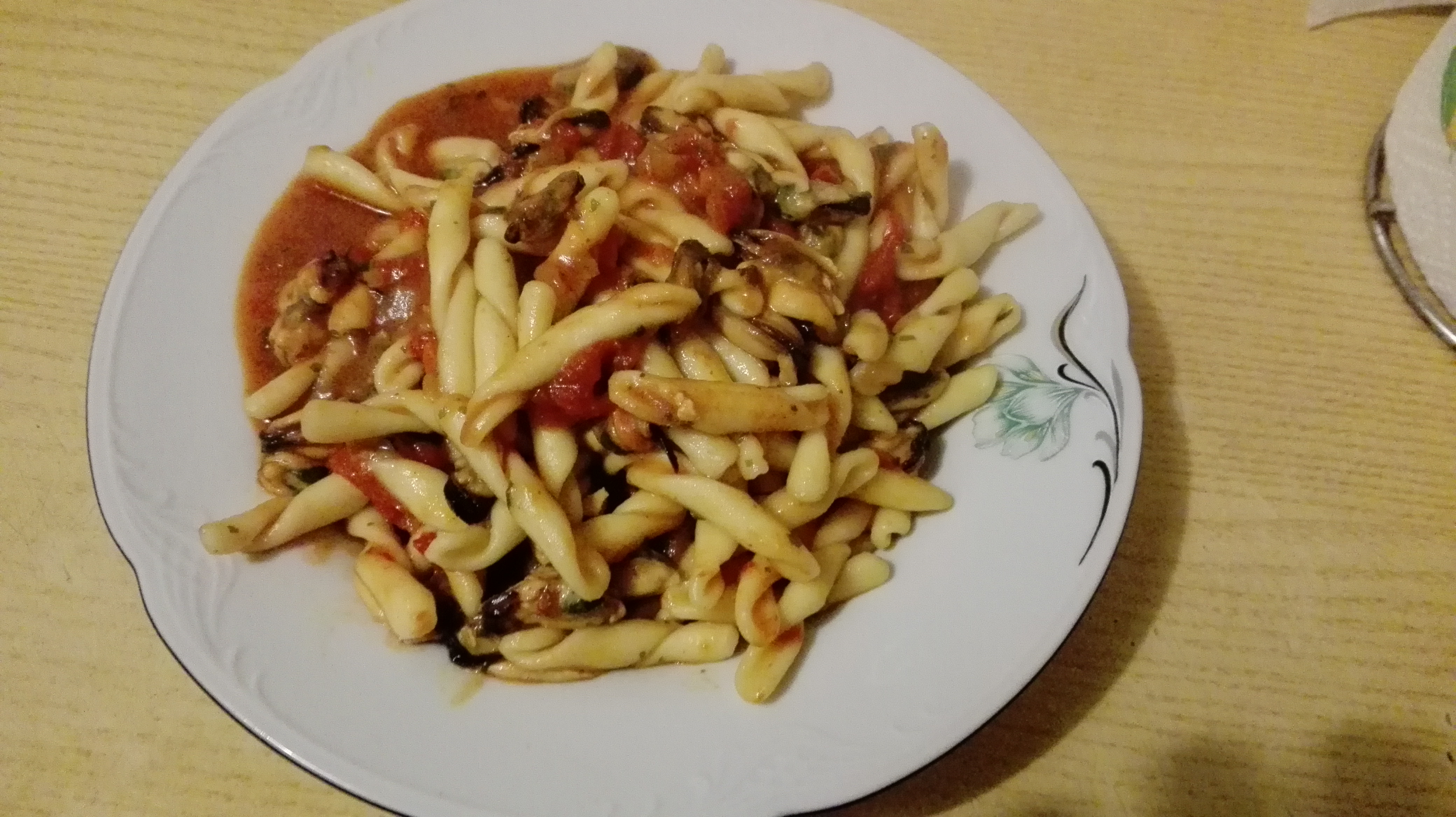 Strozzapreti risottati alle cozze
