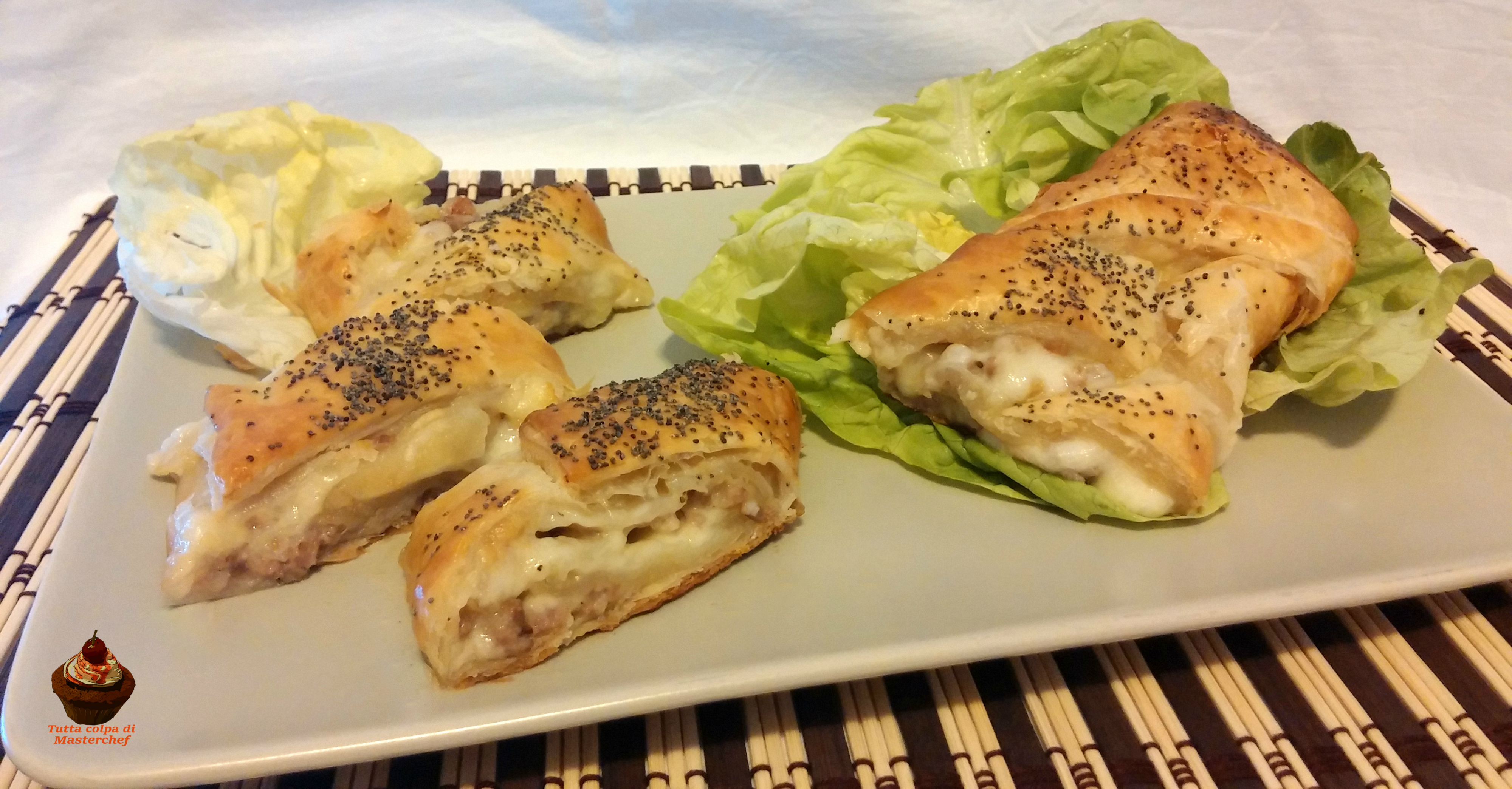 Strudel alla salsiccia