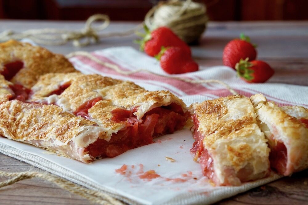 Strudel alle fragole