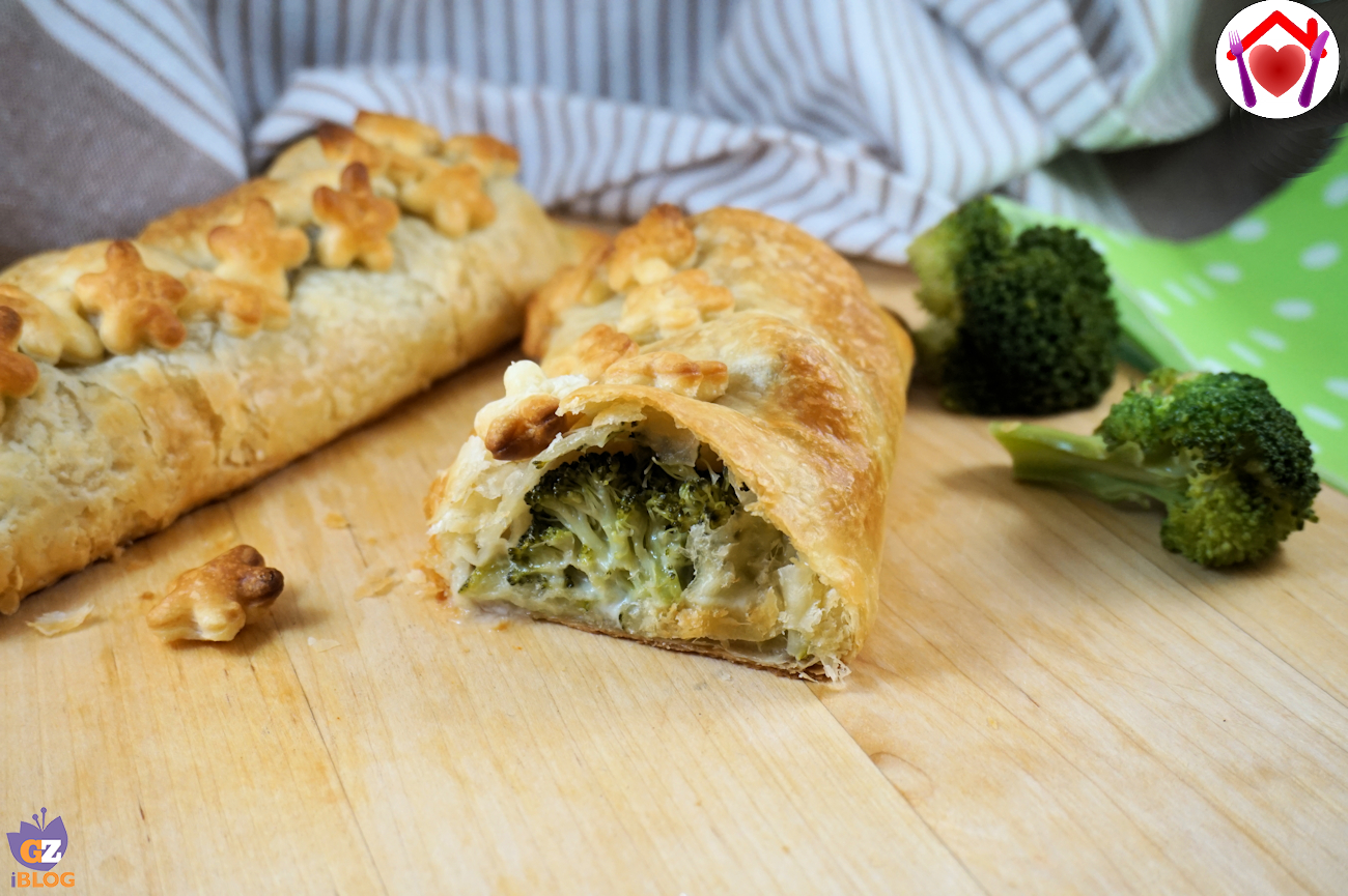 Strudel con broccoli e zucchine
