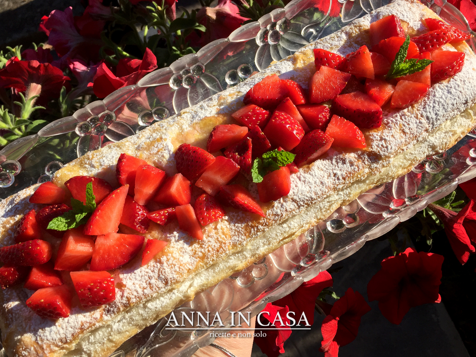 Strudel con fragole