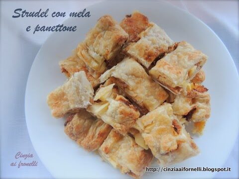 Strudel di mele e panettone