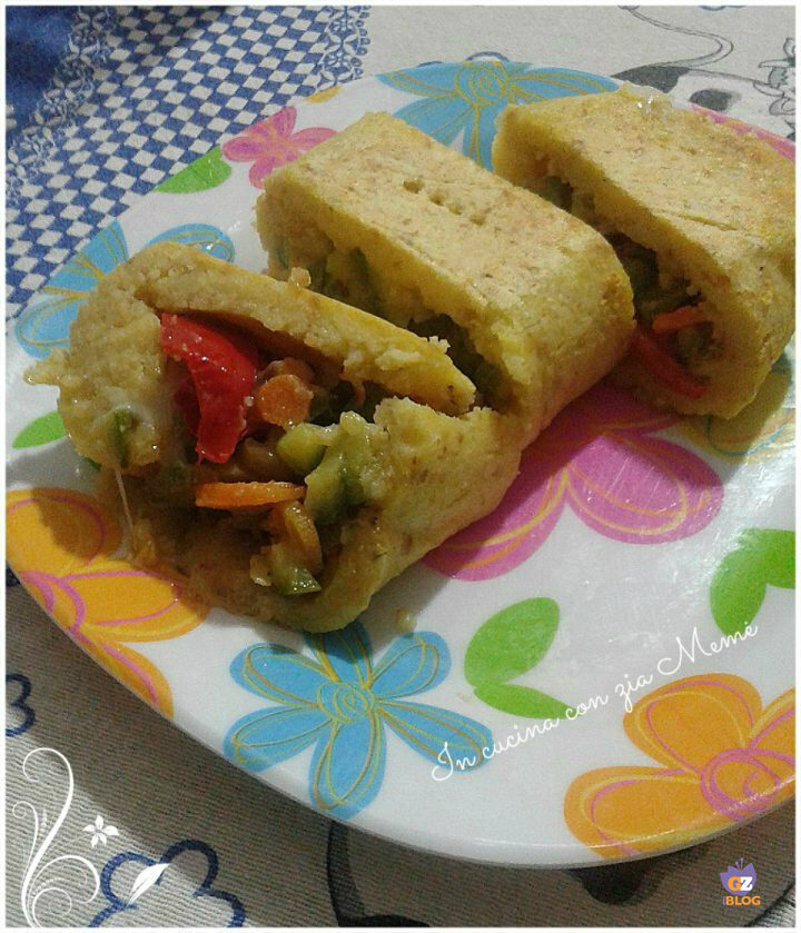 Strudel di patate con verdure