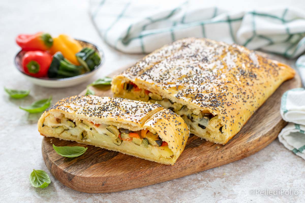 Strudel di verdure con pasta brisée