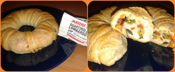Strudel di verdure e formaggio