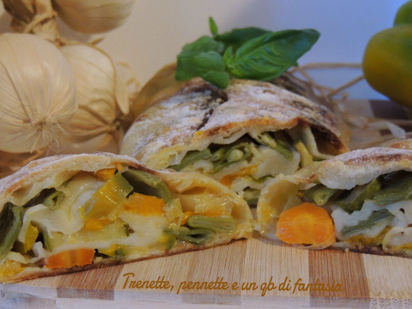 Strudel di verdure estivo