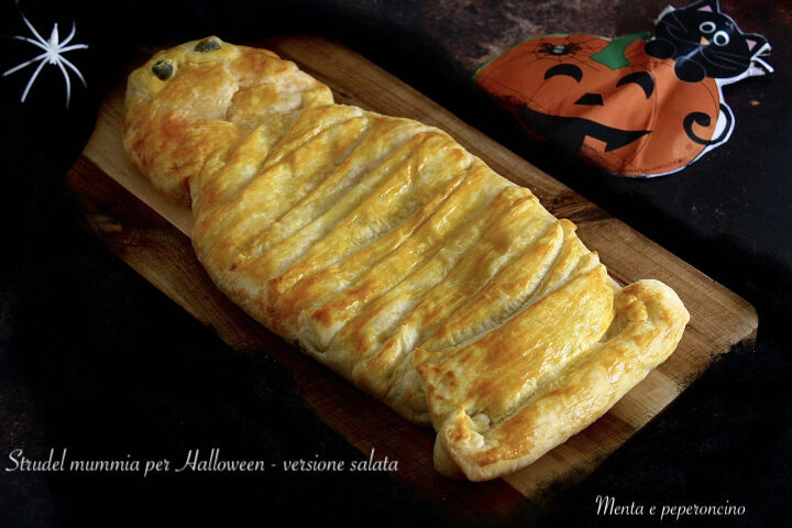 Strudel mummia per Halloween – versione salata