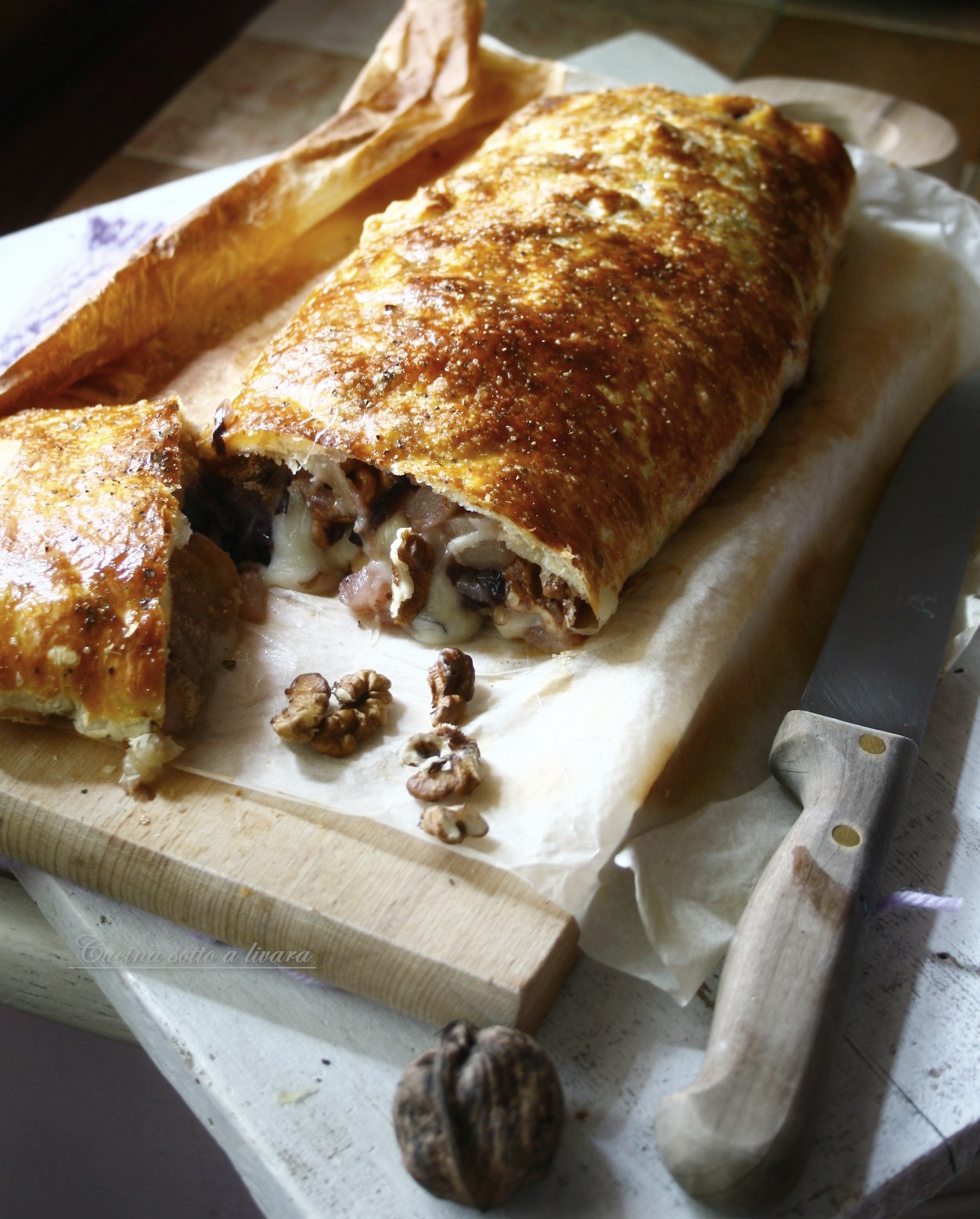 Strudel salato al radicchio rosso