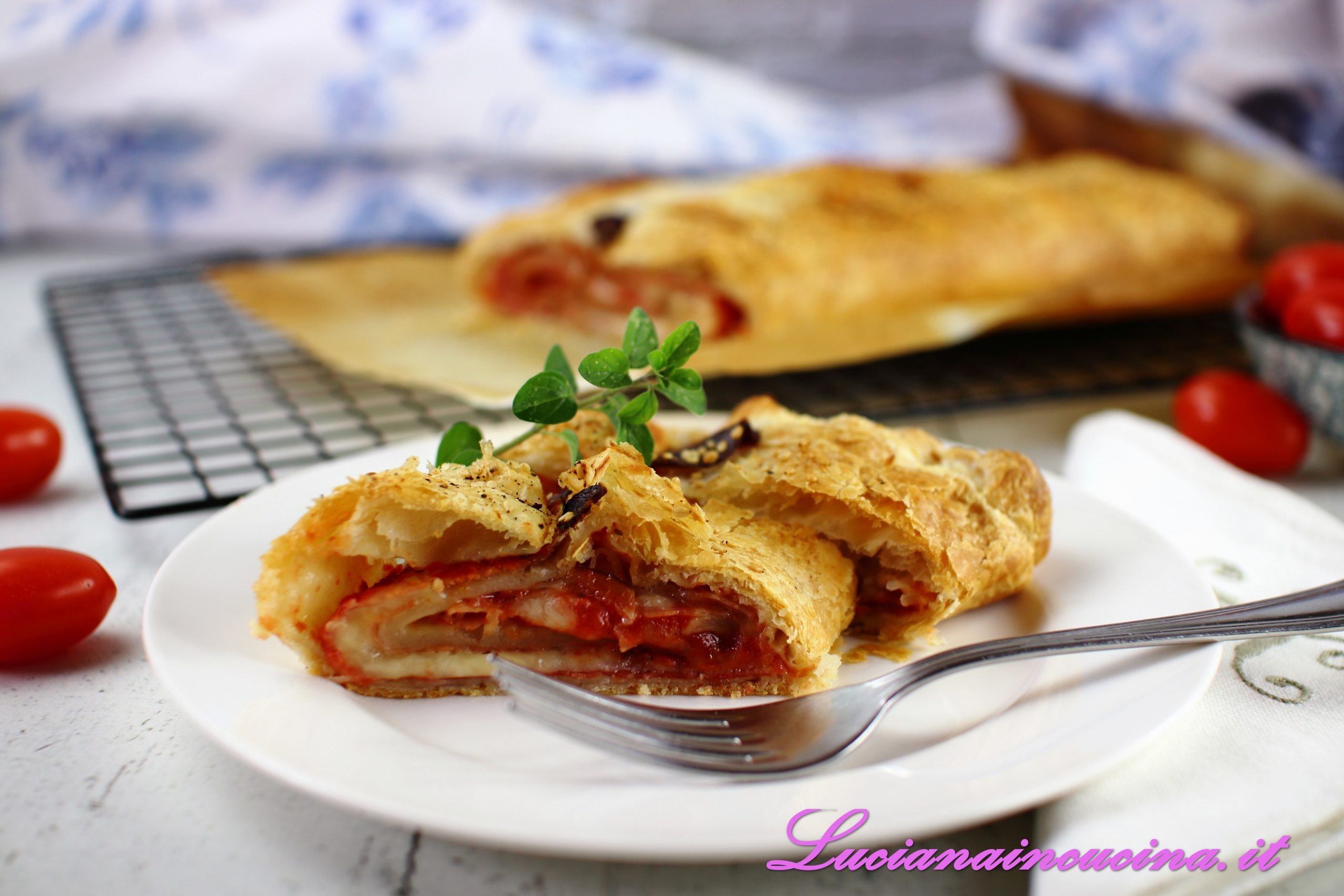 Strudel salato con pasta sfoglia