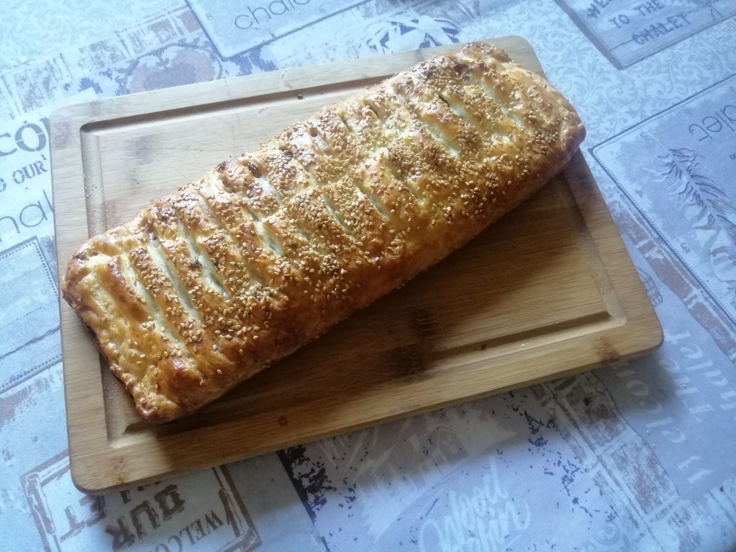 Strudel salato con pasta sfoglia