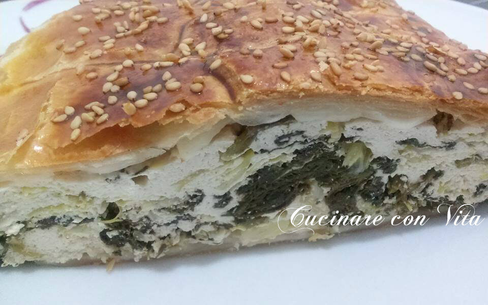 Strudel salato-spinaci e ricotta