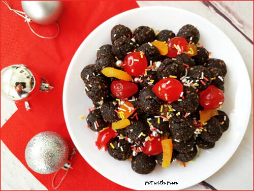 Struffoli al cacao fit e light cotti al forno
