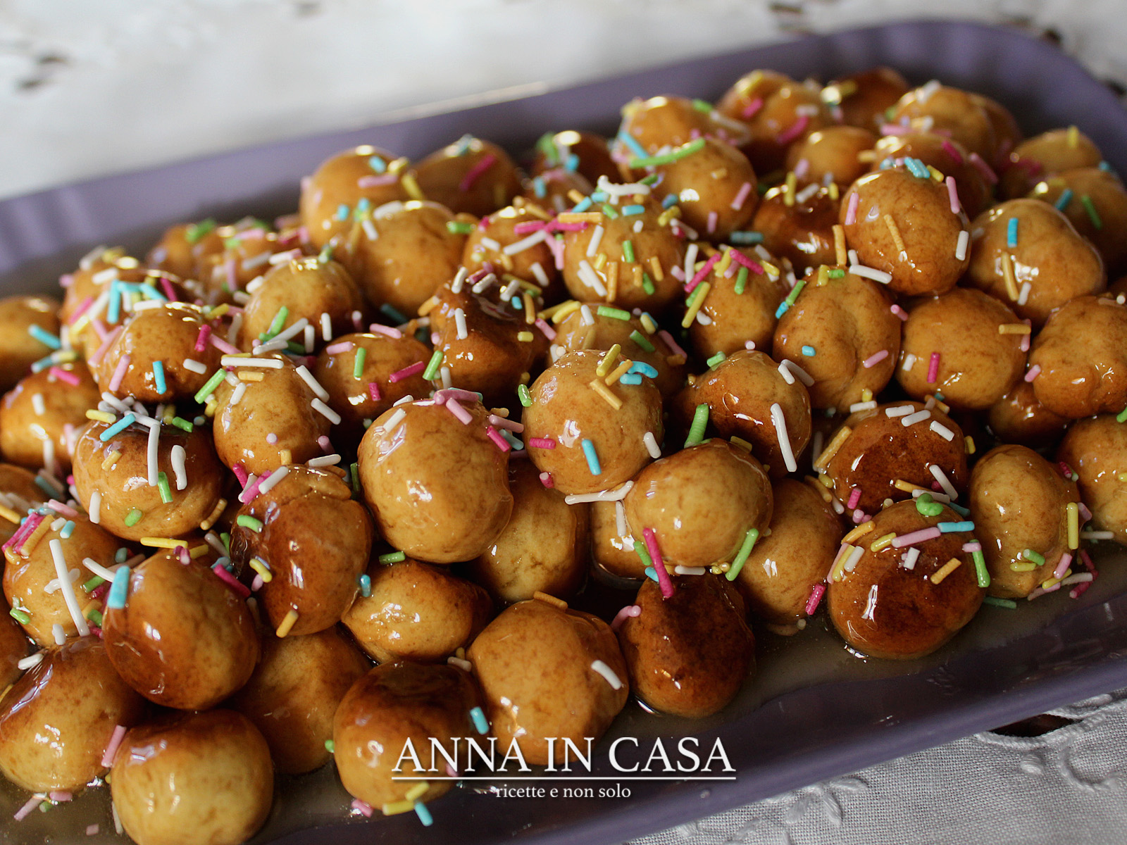 Struffoli al forno annaincasa