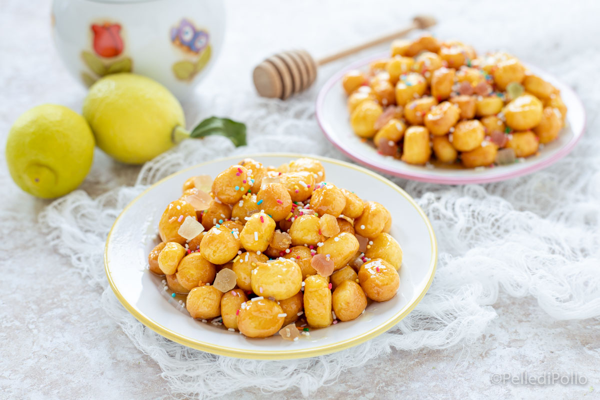 Struffoli in friggitrice ad aria