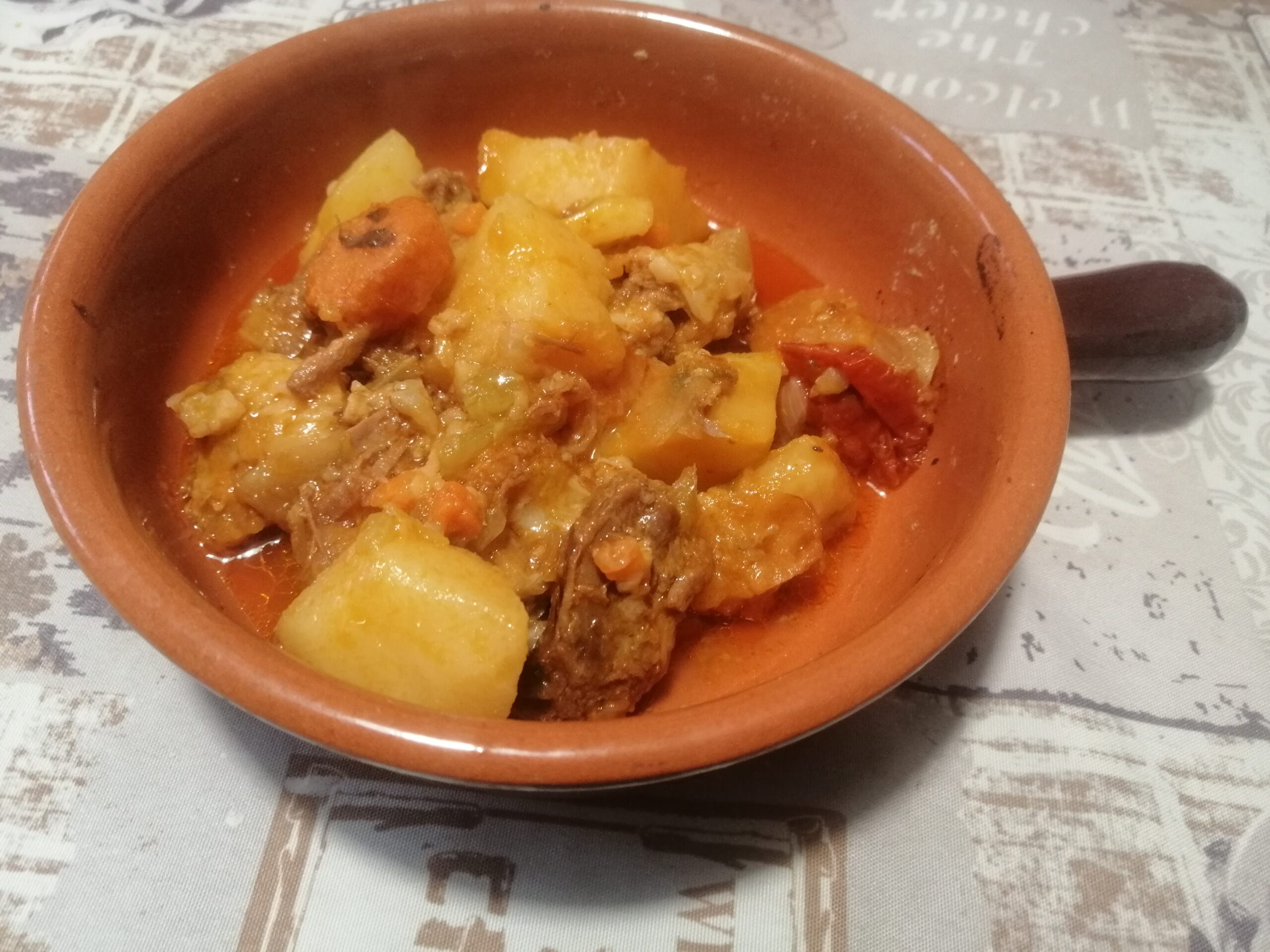 Stufato di carne di riciclo