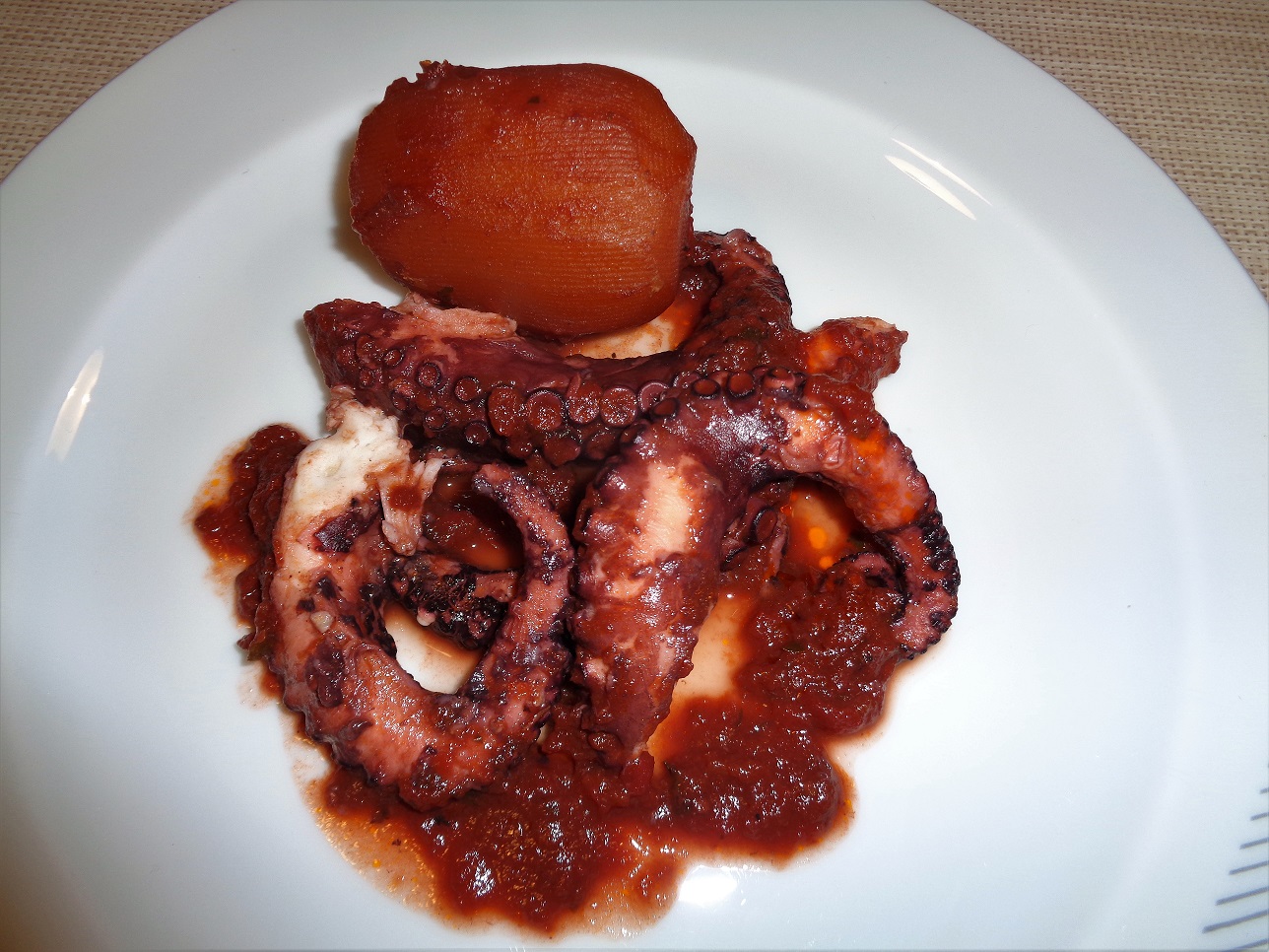Stufato di polpo e patate