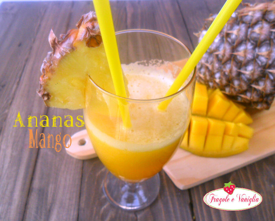 Succo ananas mango anticellulite