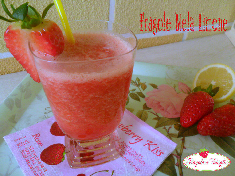 Succo Fragole Mela Limone