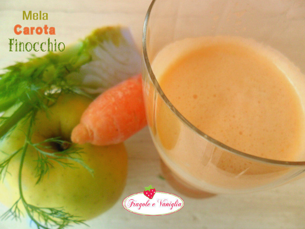 Succo mela carota e finocchio