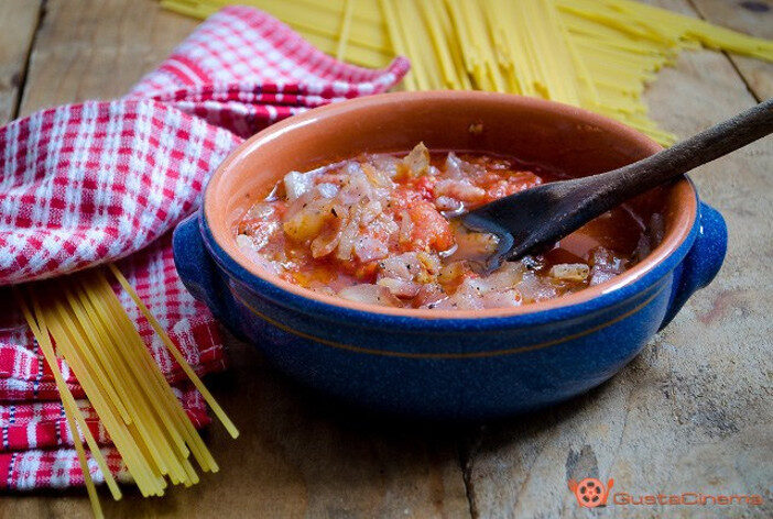 Sugo allâamatriciana â ricetta tradizionale